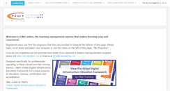 Desktop Screenshot of online-cnet-training.com